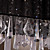  Stylish Pendant Light with 4 lights (Fabric Shade)