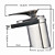  Contemporary Waterfall Bathroom Sink Faucet (Chrome Finish)