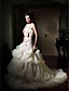  ULIANA - Kleid für die Braut aus Organza und Satin