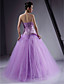  Ball Gown Sweetheart Floor-length Satin Tulle Prom/Evening Dress
