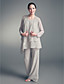  Chiffon Jacket & Chiffon Pant Set