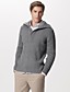  blusas com nervuras toda botão de lapela colar grosso pulôver de cashmere frente / homens caxemira
