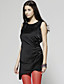  TS Cotton / Gathered Sleeveless Round Neckline Dress / Women's Dresses