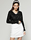  ts perline cardigan collo rotondo manica lunga corta