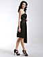  Sheath/Column Strapless Short/Mini Charmeuse Bridesmaid/Cocktail Dress
