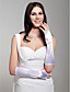  Satin Fingerless Elbow Length Special Occasion Gloves