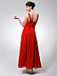  Sheath/Column Straps Ankle-length Chiffon Bridesmaid/Wedding Party Dress