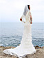  dos capas de velo codo de la boda