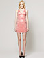  TS Open Back Gathered Bodycon Dress
