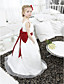  Ball Gown Scoop Floor-length Organza Satin Flower Girl Dress