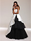  Satin Tulle A-line Strapless Floor-length Evening/ Prom Dress inspired by Isabella Ragonese