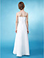  A-line Princess Spaghetti Straps Floor-length Chiffon Junior Bridesmaid Dress
