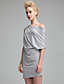  ts un hombro wrap mini vestido / inspirado en la moda de la pista