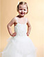  A-line Spaghetti Straps Floor-length Satin Tulle Flower Girl Dress