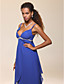  High Low Sheath/Column Spaghetti Straps Chiffon Evening Dress