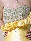  Trumpet/ Mermaid Sweetheart Court Train Taffeta Evening Dress