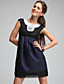  TS Stereoscopic Decoration Cape Sleeves Organza Dress
