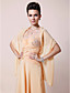  SERENA - Vestido de Damas em Chifon com Xale