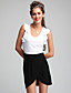  Women's Cotton Sleeveless V Neck Dress