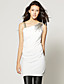  TS Asymmetrical Embellish Shoulder Dress