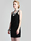  encolure camisole robe drapée design / robes pour femmes (FF-1801be011-0851)