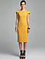  ts stile vintage elevato guaina Abito monospalla (6 colori)