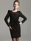  puff ts hombro peplum cóctel