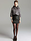  TS Fox and Rabbit Fur Quarter Sleeve Coat