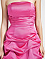  EUSTACIA - Robe de Demoiselle d'Honneur et de Cocktail Satin