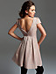  ts style vintage dos ouvert dentelle jacquard