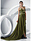 Sheath/Column V-neck Asymmetrical Chiffon Evening Dress