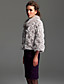  ts manteau en fourrure de renard cousue main en fourrure floraux