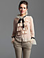  TS Lapel Ruffle Front Blouse Shirt