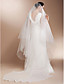  One-tier Cathedral Wedding Veils With Finished Edge