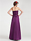  A-line Sweetheart Floor-length Satin Bridesmaid Dress