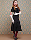  TS VINTAGE Feminine Fishtail Over-Knee Dress