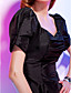  Sheath/Column V-neck Knee-length Taffeta Cocktail Dress
