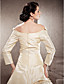 A-line Off-the-shoulder Court Train Taffeta Wedding Dress