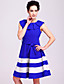  ts friso vestido listrado gola (mais cores)