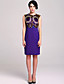  ts abstrakten Print Bleistift Kleid
