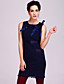  TS Raw Hem Ribbon Embellished Dress