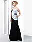  Trumpet/Mermaid Sweetheart Strapless Floor-length Taffeta Evening Dress