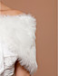  Veste sans manches en fausse fourrure noce nuptiale / Boléro Mariage