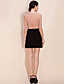  TS Color Block Belted Pencil Dress