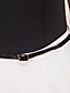  ts semplicità bianco e nero vestito cintura