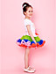  saia menina multicolorida com arcos
