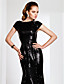  Sequined Bateau Neck Sweep/Brush Train Evening Dress Inspired By Evan Rachel Wood At The Emmys