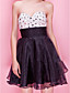  ALETHEA - Robe de Cocktail Organza Satin
