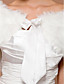  Veste sans manches en fausse fourrure noce nuptiale / Boléro Mariage