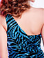  Sheath / Column One Shoulder Short / Mini Sequined Cocktail Dress